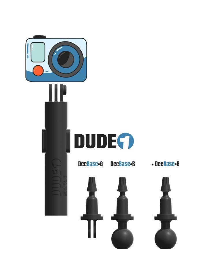 DUDE 1 - Action Camera Holder