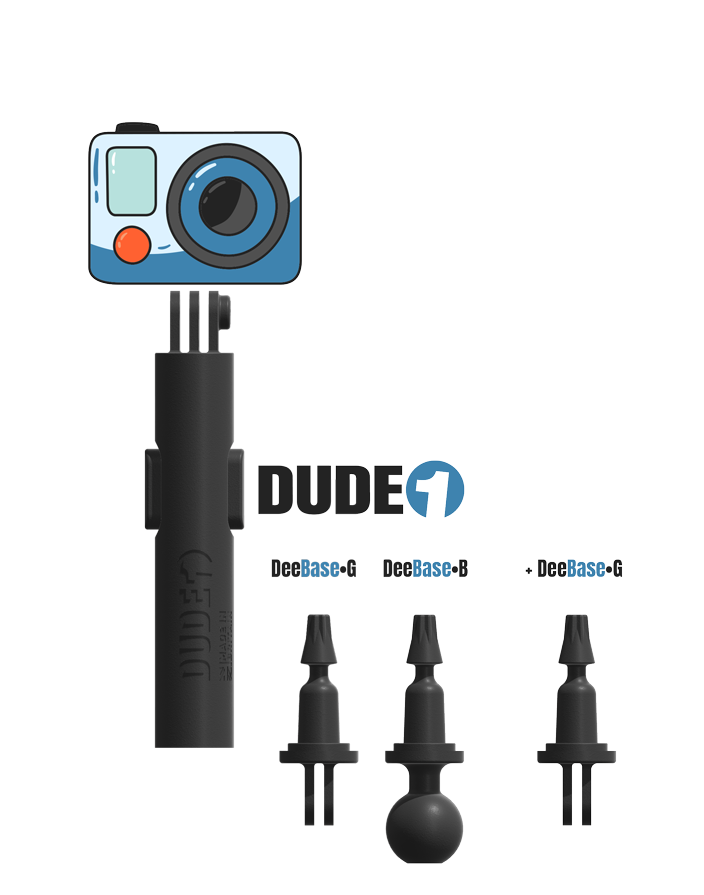 DUDE 1 - Action Camera Holder