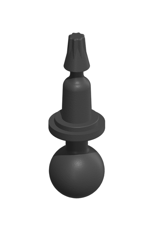 DeeBase•B - 1" ball mount - DudeMounts.com