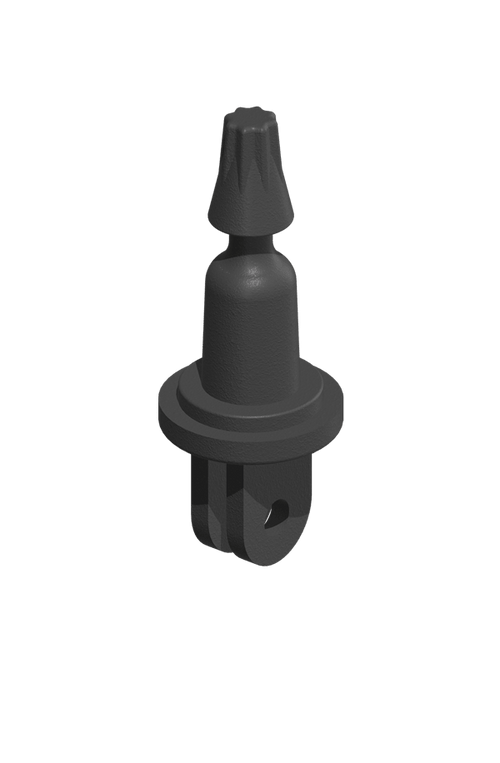 DeeBase•G - typical 3 - prong mount (GoPro/DJI like) - DudeMounts.com