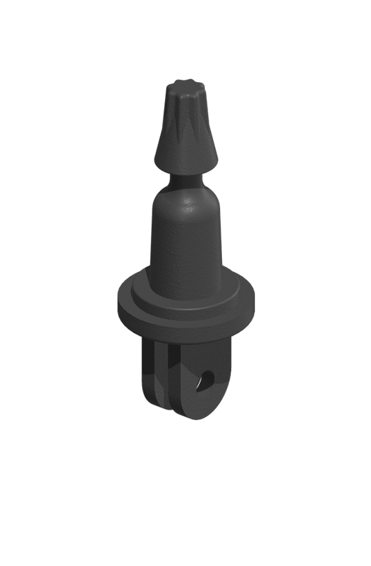 DeeBase•G - typical 3 - prong mount (GoPro/DJI like) - DudeMounts.com