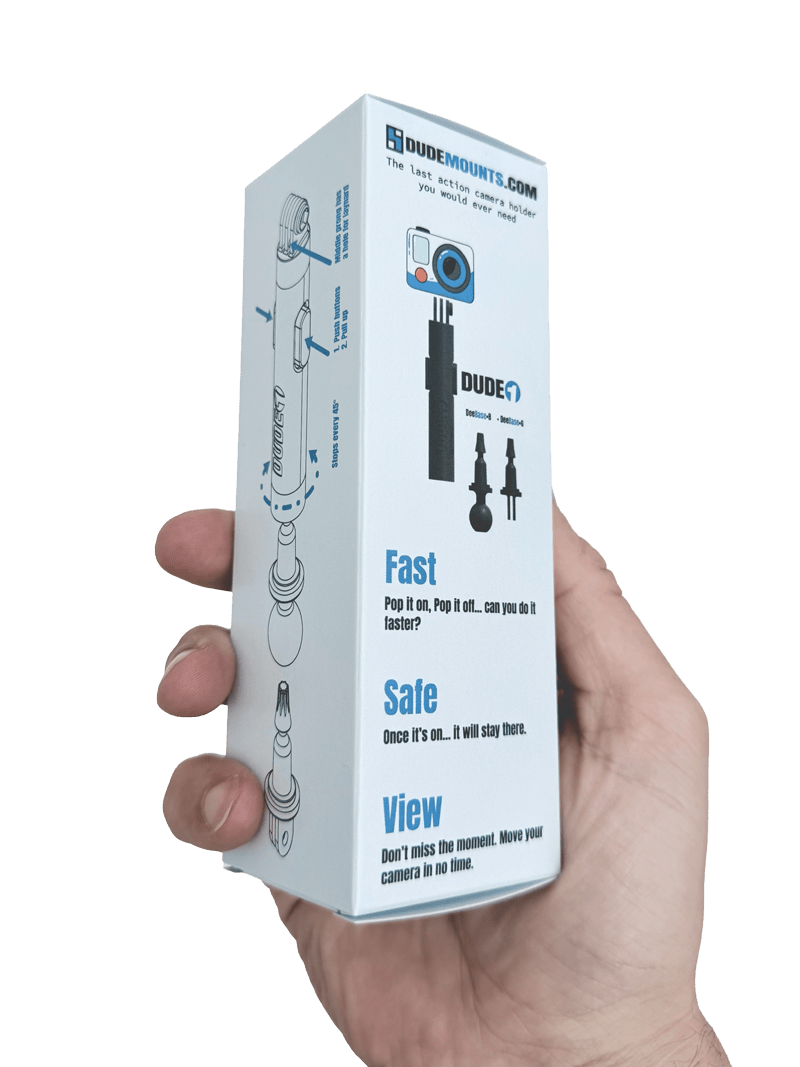 DUDE 1 - Action Camera Holder - DudeMounts.com