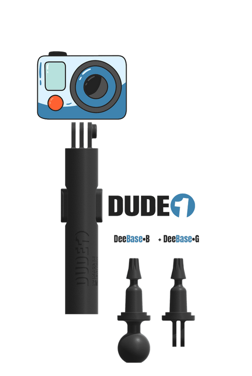DUDE 1 - Action Camera Holder - DudeMounts.com