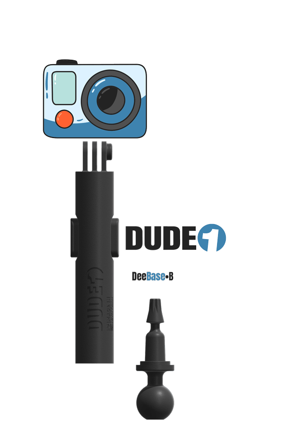 DUDE 1 - Action Camera Holder - DudeMounts.com
