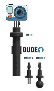 DUDE 1 - Action Camera Holder - DudeMounts.com