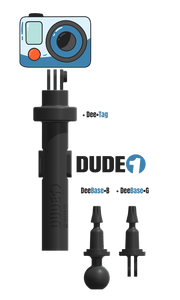 DUDE 1 - Action Camera Holder - DudeMounts.com