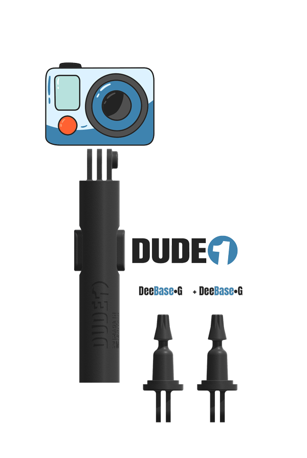 DUDE 1 - Action Camera Holder - DudeMounts.com
